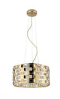 CRYSTAL Lola 5lt Ceiling Light Gold - Comet Lighting