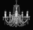 CRYSTAL Marie Theresa 5lt Ceiling Light Chrome - Comet Lighting