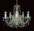 CRYSTAL Marie Theresa 5lt Ceiling Light Gold - Comet Lighting