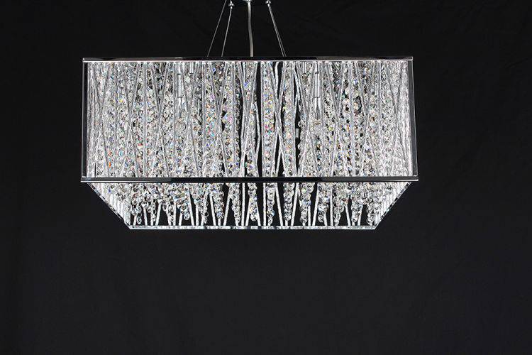 CRYSTAL Melenki 5lt Ceiling Light Chrome - Comet Lighting