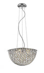 CRYSTAL Millie 5lt Ceiling Light Chrome - Comet Lighting