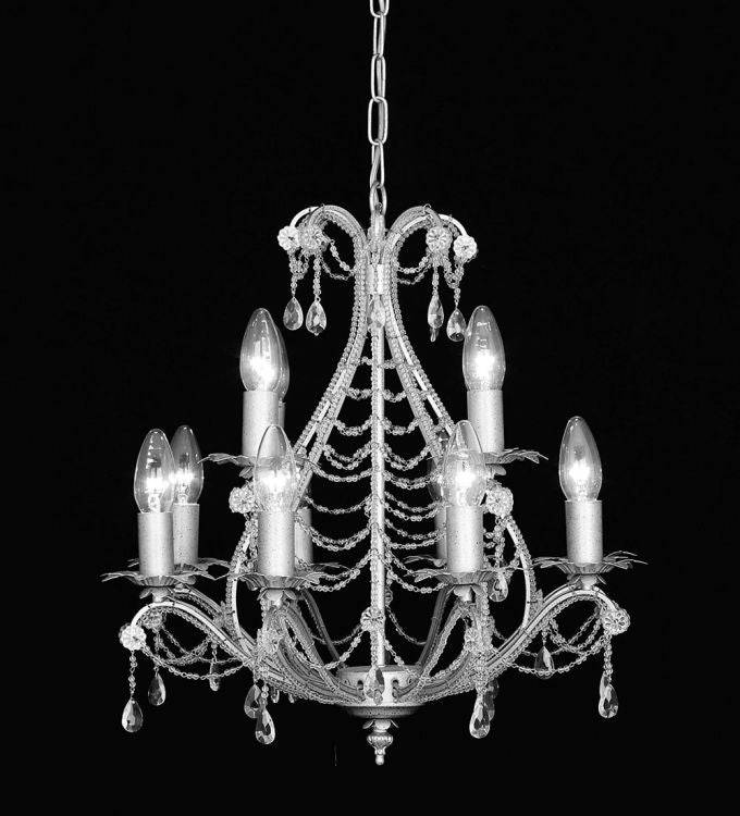 CRYSTAL Montpellier 12lt Ceiling Light Antique Bronze - Comet Lighting