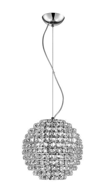 CRYSTAL Nord 4lt Ceiling Light Antique Brass - Comet Lighting