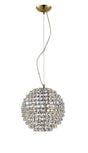 CRYSTAL Nord 4lt Ceiling Light Gold - Comet Lighting