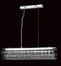 CRYSTAL Verona 7lt Ceiling Light Chrome - Comet Lighting