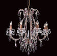 CRYSTAL Versailles 8lt Ceiling Light Rustic Bronze - Comet Lighting