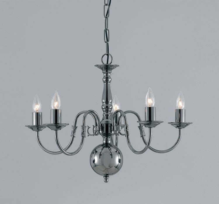 FLEMISH 5lt Ceiling Light Gunmetal - Comet Lighting