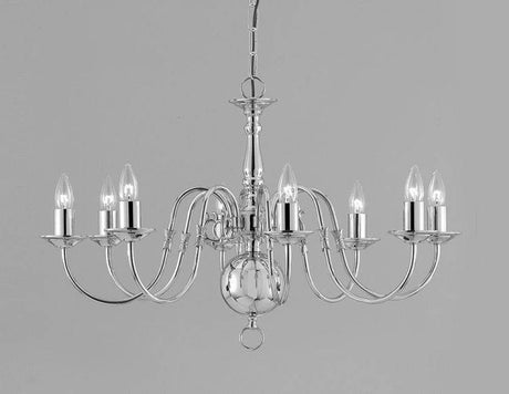 FLEMISH 8lt Ceiling Light Gunmetal - Comet Lighting