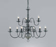 FLEMISH 9lt Ceiling Light Gunmetal - Comet Lighting