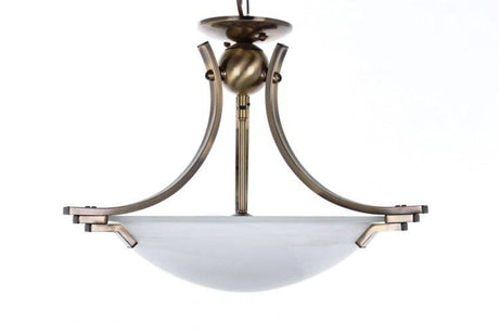 FLUSH Amora 2lt Ceiling Light Antique Brass - Comet Lighting