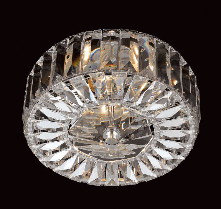 FLUSH Seville 2lt Ceiling Light Chrome - Comet Lighting