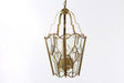 LANTERN Alicante 4lt Ceiling Light Polished Brass - Comet Lighting