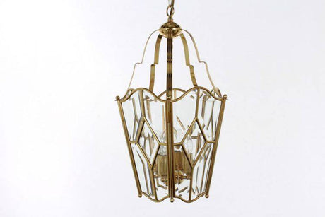 LANTERN Alicante 4lt Ceiling Light Polished Brass - Comet Lighting