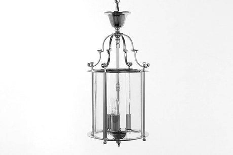 LANTERN Colchester 3lt Ceiling Light Chrome - Comet Lighting