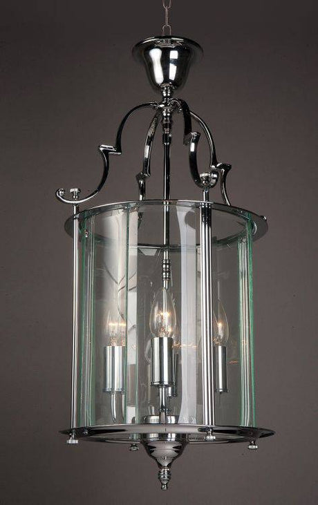 LANTERN Colchester 4lt Ceiling Light Chrome - Comet Lighting