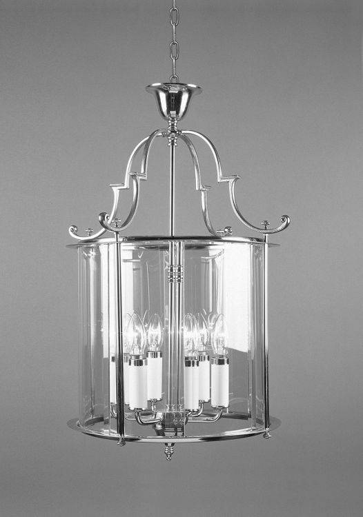 LANTERN Colchester 6lt Ceiling Light Antique Brass - Comet Lighting