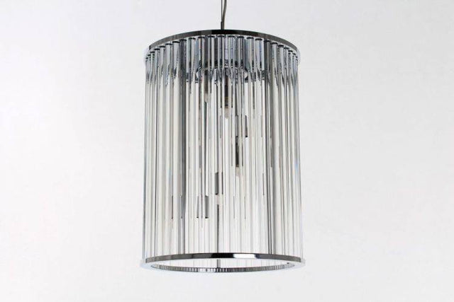 LANTERN Oklahoma 6lt Ceiling Light Chrome - Comet Lighting