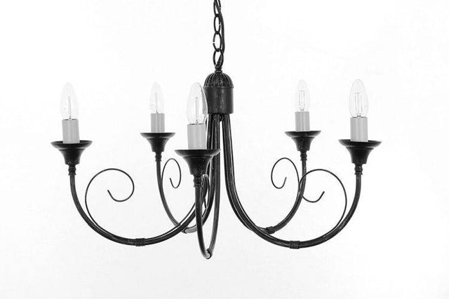 SMITHBROOK Classica 5lt Ceiling Light Matt Black - Comet Lighting