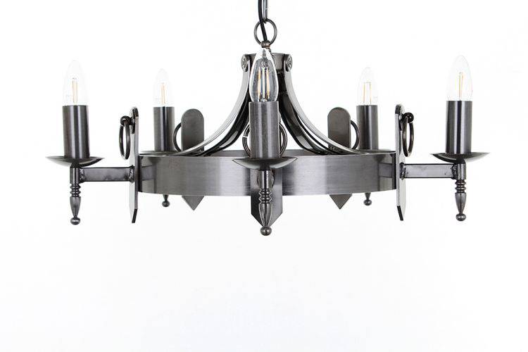 SMITHBROOK Mitre 5lt Ceiling Light Sterling - Comet Lighting