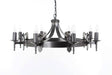 SMITHBROOK Mitre 8lt Ceiling Light Sterling - Comet Lighting