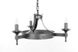 SMITHBROOK Saxon 3lt Ceiling Light Aged - Comet Lighting