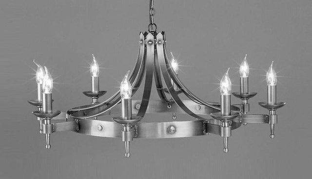 SMITHBROOK Saxon 8lt Ceiling Light Matt Black - Comet Lighting