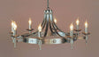 SMITHBROOK Saxon 8lt Ceiling Light Sterling - Comet Lighting