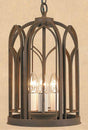 SMITHBROOK Villa 3lt Ceiling Lantern Aged - Comet Lighting