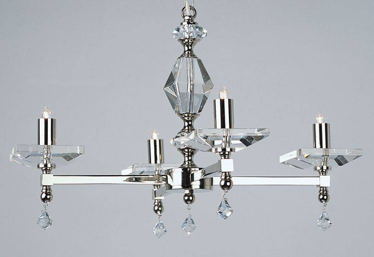 STARLITE Capri 4lt Ceiling Light Nickel - Comet Lighting