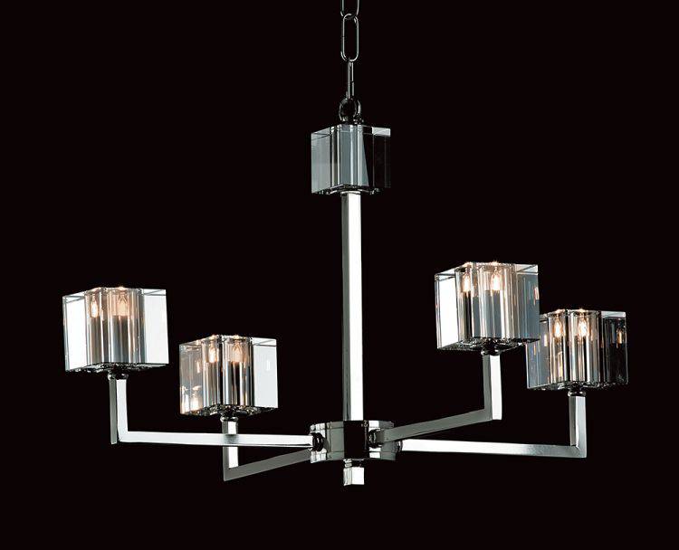 STARLITE Cube 4lt Ceiling Light B Nickel - Comet Lighting