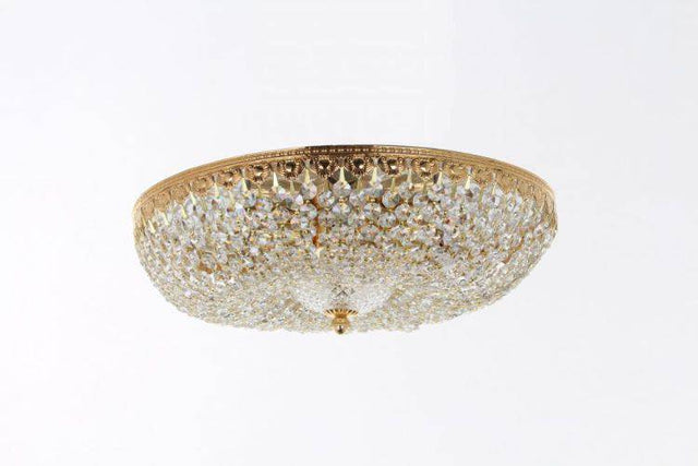 STARLITE Hanover Semi-flush Ceiling Light Gold - Comet Lighting