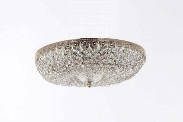 STARLITE Hanover Semi-flush Ceiling Light Nickel - Comet Lighting