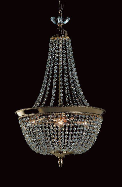 STARLITE Herne 3lt Ceiling Light A Gold - Comet Lighting