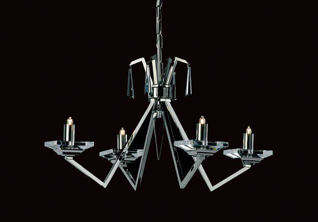 STARLITE Nice Geometric Ceiling Light Nickel - Comet Lighting