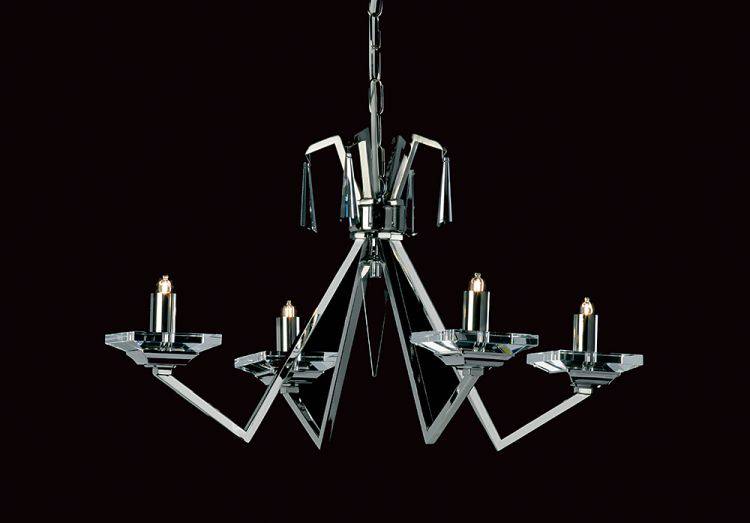 STARLITE Nice Geometric Ceiling Light Nickel - Comet Lighting