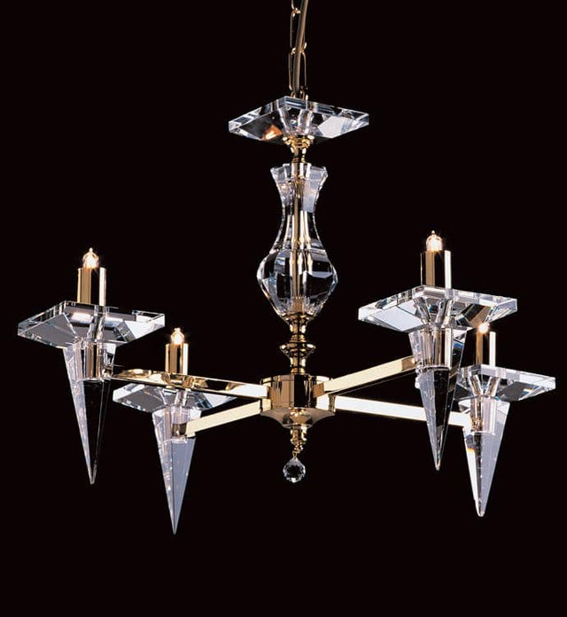 STARLITE Pescara 4lt Ceiling Light Gold - Comet Lighting