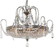 STARLITE Rostock 6lt Ceiling Light Nickel - Comet Lighting