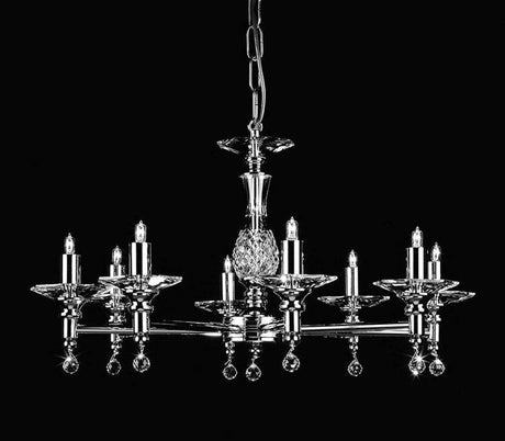 STARLITE San Marino 8lt Ceiling Light Nickel - Comet Lighting