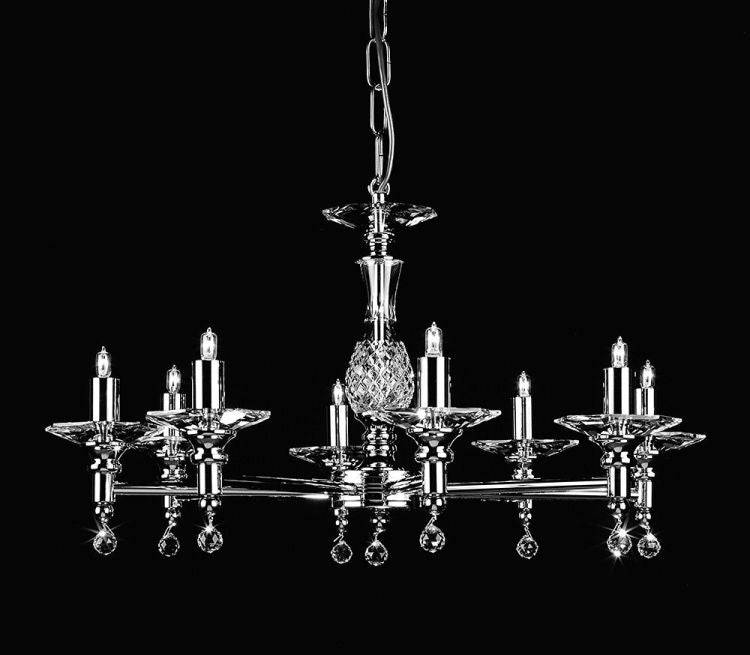 STARLITE San Marino 8lt Ceiling Light Nickel - Comet Lighting