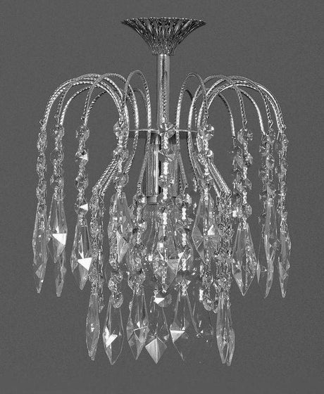 STARLITE Shower Ceiling Light A Nickel - Comet Lighting