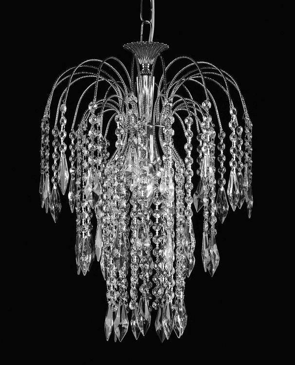 STARLITE Shower Long Chain Ceiling Light B Antique Nickel - Comet Lighting