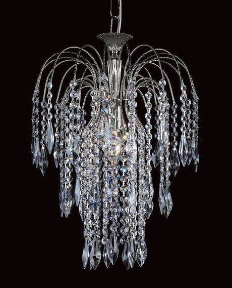 STARLITE Shower Long Chain Ceiling Light B Nickel - Comet Lighting