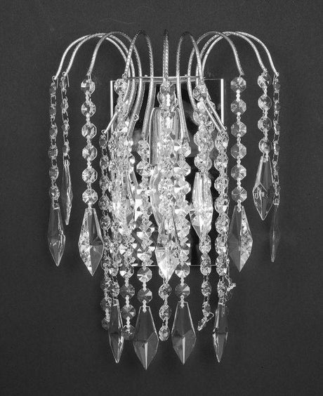 STARLITE Shower Long Chain Wall Light Antique Nickel - Comet Lighting