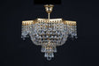 STARLITE Star 3lt Flush Ceiling Light Gold - Comet Lighting