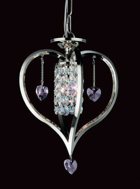 STARLITE Valentine Ceiling Light Nickel - Comet Lighting