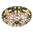 Ashton Large 2-Light Flush Ceiling Light - Comet Lighting