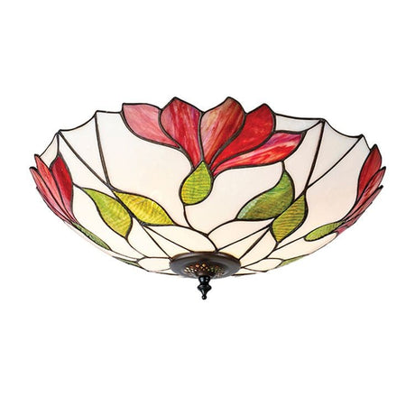 Botanica Large 2-Light Flush Ceiling Light - Comet Lighting