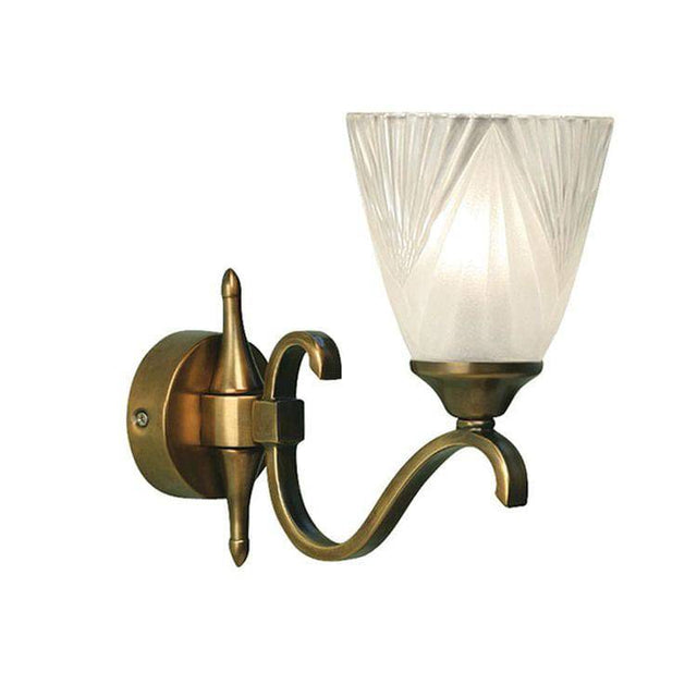 Columbia Brass Single Wall & Deco Glass - Comet Lighting