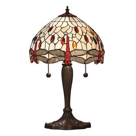 Dragonfly Beige Small Table Lamp - Comet Lighting