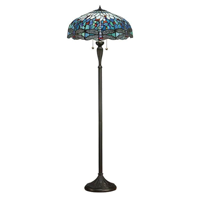 Dragonfly Blue Floor Lamp - Comet Lighting